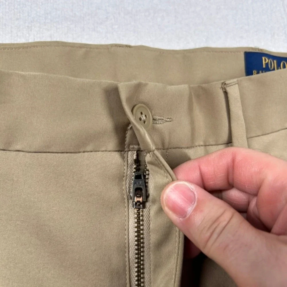 Polo Ralph Lauren Performance Chinos Mens 30x30 Tan Khaki Stretch Classic Golf